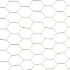 Drahtgeflecht 6-eckig silbern 75 cm