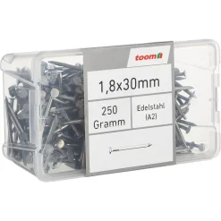 Drahtstifte Senkkopf Edelstahl 1,8 x 30 mm