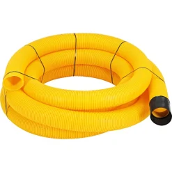 Drainagerohr gelb gewellt 10 m
