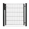 Drehflügeltor 'Vario light Typ M' schwarz 96 x 103