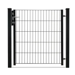 Drehflügeltor 'Vario light Typ M' schwarz 96 x 103