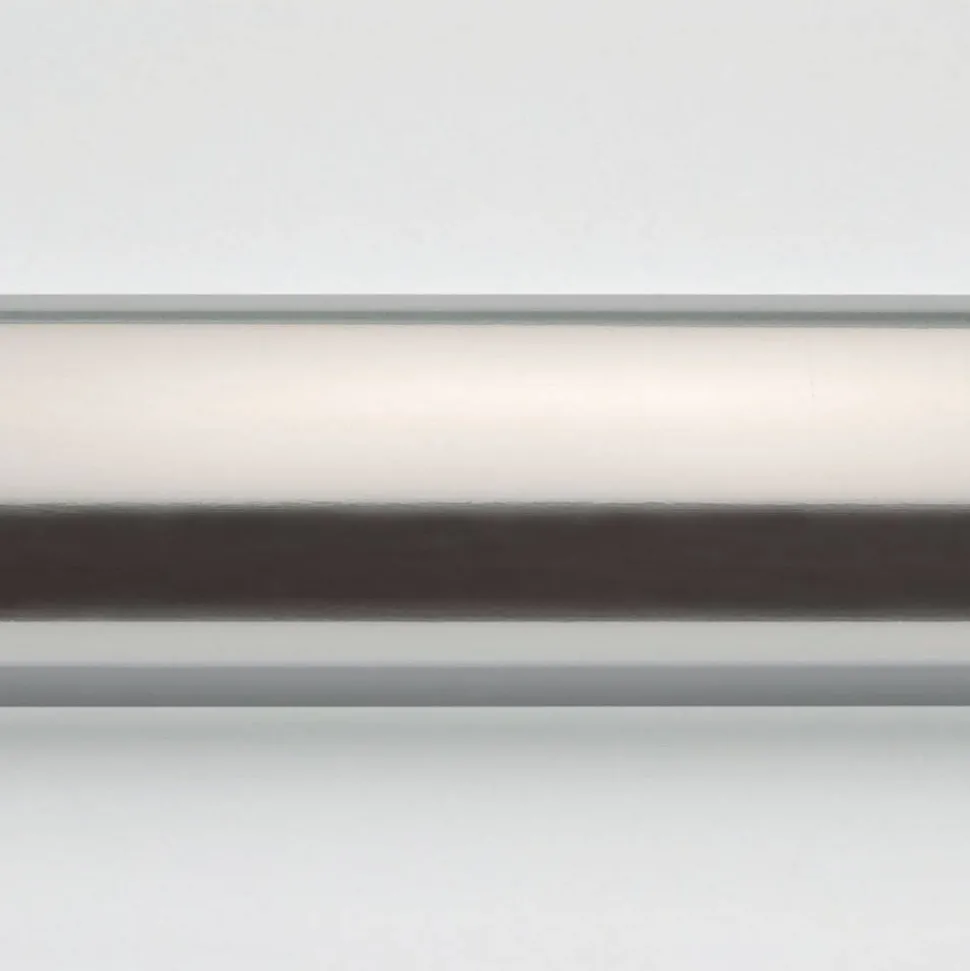 Drehtür 'Avanta' für Seitenwand, links, teilgerahmt, Chromoptik, 100 x 200 cm