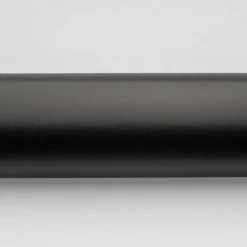 Drehtür 'Panorama' mit Festteil, für Seitenwand, rechts, teilgerahmt, schwarz-matt, 120 x 200 cm
