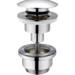 Druckknopf‑Ablaufventil verchromt 1 1/4"
