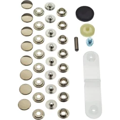 Druckknopfset für Sport und Camping Ø 15 mm 8 Stück