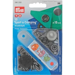 Druckknöpfe "Sport & Camping" Ø 15 mm 10 Stück
