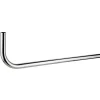 Druckspülrohr 90° gerade Stahl verchromt Ø 28 x 700 x 200 mm