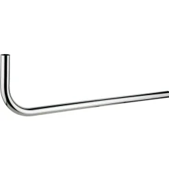 Druckspülrohr 90° gerade Stahl verchromt Ø 28 x 700 x 200 mm