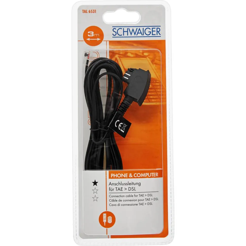 DSL-Anschlusskabel 'Phone & Computer' Standard 3 m