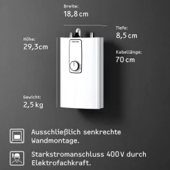 Durchlauferhitzer 'DCE 11/13' 13 kW
