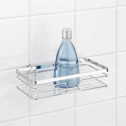 Duschablage 'Premium' Edelstahl glänzend 24 x 6,5 x 13,5 cm