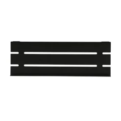 Duschablage 'Pori' 28 x 6,3 x 9,7 cm Aluminium schwarz
