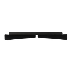 Duschablage 'Pori' 32,5 x 4,3 x 18,3 cm Aluminium schwarz
