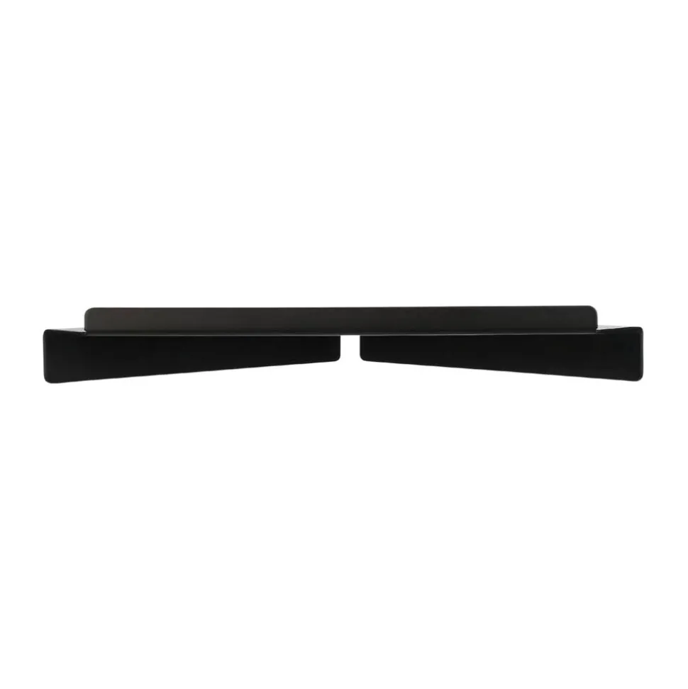 Duschablage 'Pori' 32,5 x 4,3 x 18,3 cm Aluminium schwarz