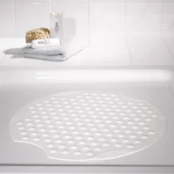 Duscheinlage 'Tecno' weiß Ø 55 cm