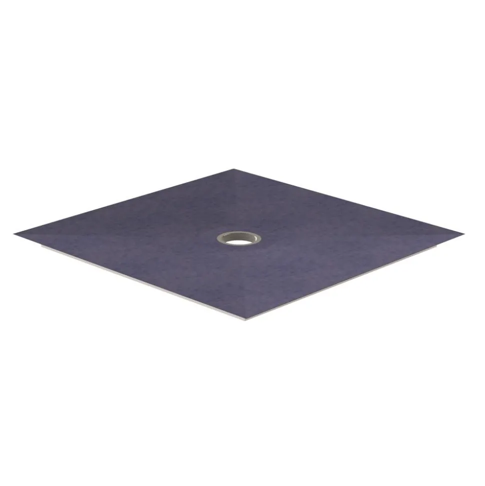Duschelement barrierefrei Ablauf senkrecht 120 x120 cm