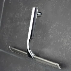 Duschkabinen-Glaswischer chromfarben inklusive Befestigung zum Schrauben