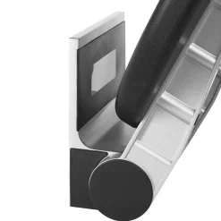 Duschklappsitz 'Premium' silbern/schwarz, Ø 34 cm, bis 150 kg