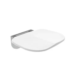 Duschklappsitz weiß 40 x 40,5 x 14,6 cm