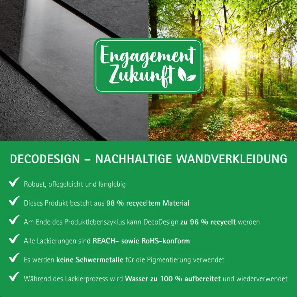 Duschrückwand 'DecoDesign' weiß 90 x 255