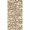 Duschrückwand Maueroptik beige 100 x 255 cm