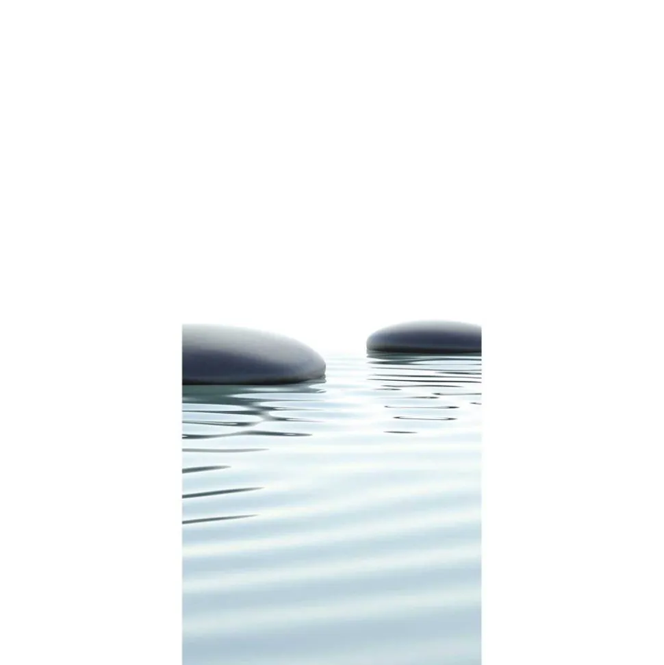 Duschrückwand Motiv Zen & Wasser 90 x 210 cm
