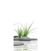 Duschrückwand 'DecoDesign' Motiv Zen-Steine & Gras, 90 x 210 cm