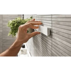 Duschset 'WallStoris' weiß matt 5-teilig