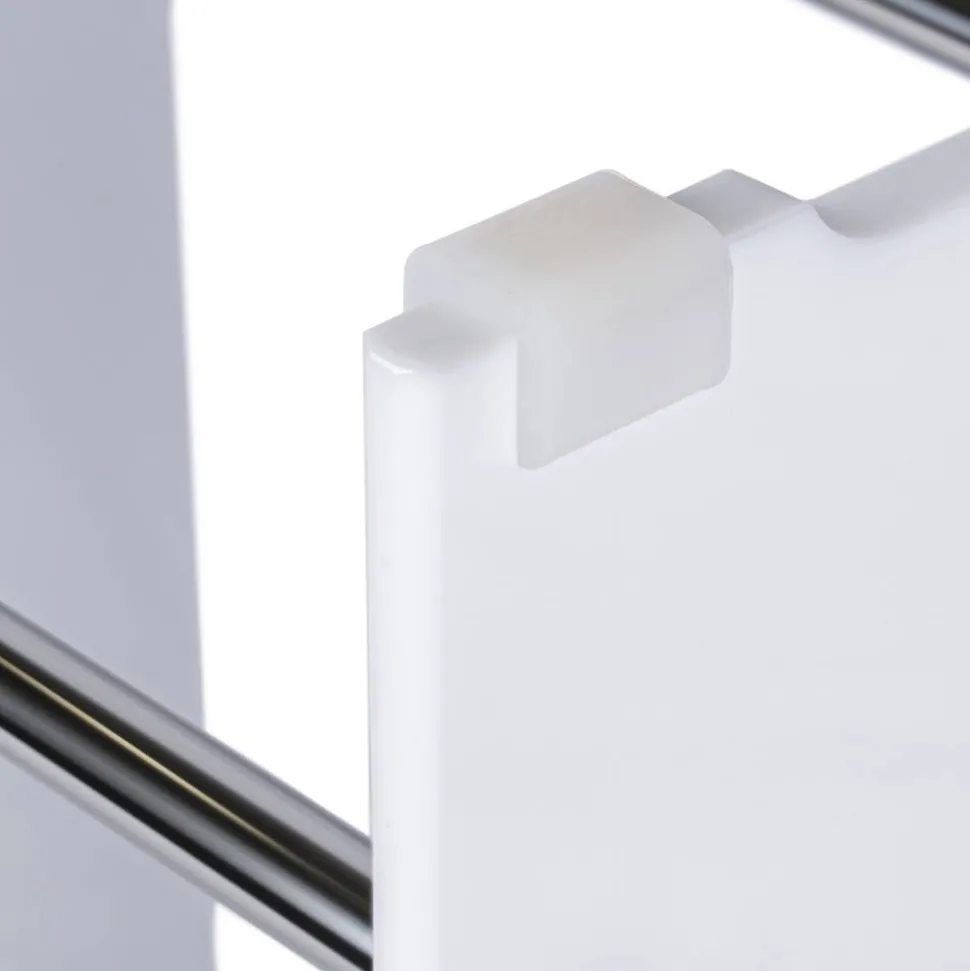 Duschsitz, Acrylglas, transparent, 39,3 x 27,5 x 47 cm, bis 130 kg