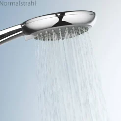 Duschsystem 'Aquamaxx 200' chromfarben eckige Kopfbrause, für separate Armatur