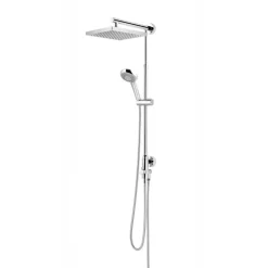 Duschsystem 'DuschMaster Rain' mit Umsteller, eckig, 148 cm