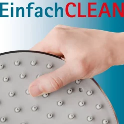 Duschsystem 'DuschMaster Rain' mit Umsteller, eckig, 148 cm
