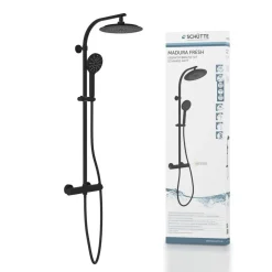 Duschsystem 'Madura Fresh' schwarz