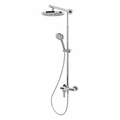 Duschsystem 'Rain Classic' mit Einhebelmischer, rund, 155 cm