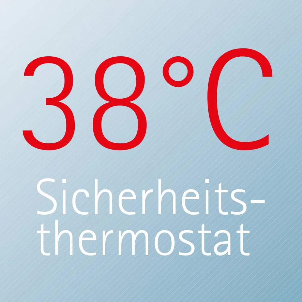 Duschsystem 'Rain III Modern' mit Thermostat, rund, 110 cm