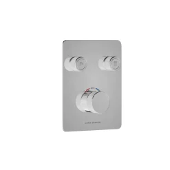 Duschthermostat 'Aquatronic' Unterputz hochglanzverchromt 2 Ausgänge