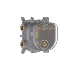 Duschthermostat 'Aquatronic' Unterputz schwarz matt 3 Ausgänge