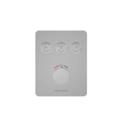 Duschthermostat 'Aquatronic' Unterputz hochglanzverchromt 3 Ausgänge