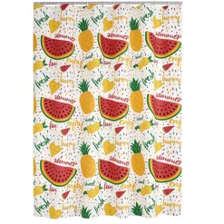 Duschvorhang 'Fruits' bunt 180 x 200 cm
