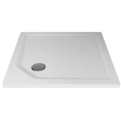 Duschwanne 'Classic Line extra flach' 90 x 90 cm weiß