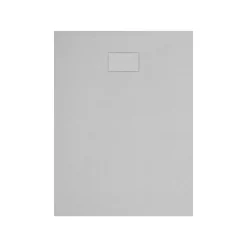 Duschwanne 'DWM-Tec Midra' mattweiß mit Steinstruktur 90 x 140 cm