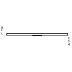 Duschwanne 'DWM-Tec' Steinstruktur anthrazit 70 x 150 cm