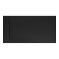 Duschwanne 'DWM-Tec' Steinstruktur anthrazit 70 x 150 cm