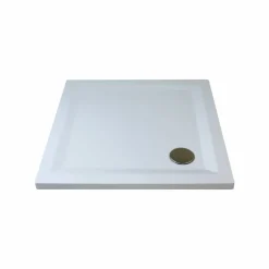 Duschwanne 'Flat Line Design' 90 x 90 cm weiß