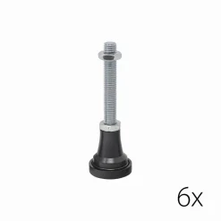 Duschwannenfüße verstellbar, 6 Stück