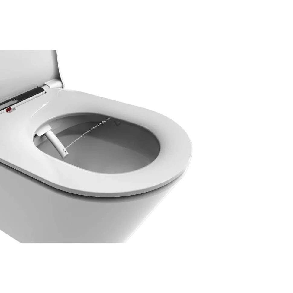 Dusch-WC spülrandlos 'Tokio' inklusive WC-Sitz weiß