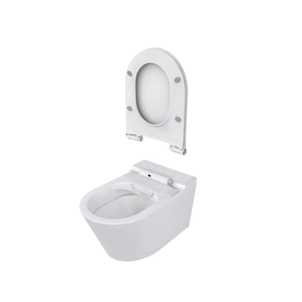 Dusch-WC spülrandlos 'Tokio' inklusive WC-Sitz weiß