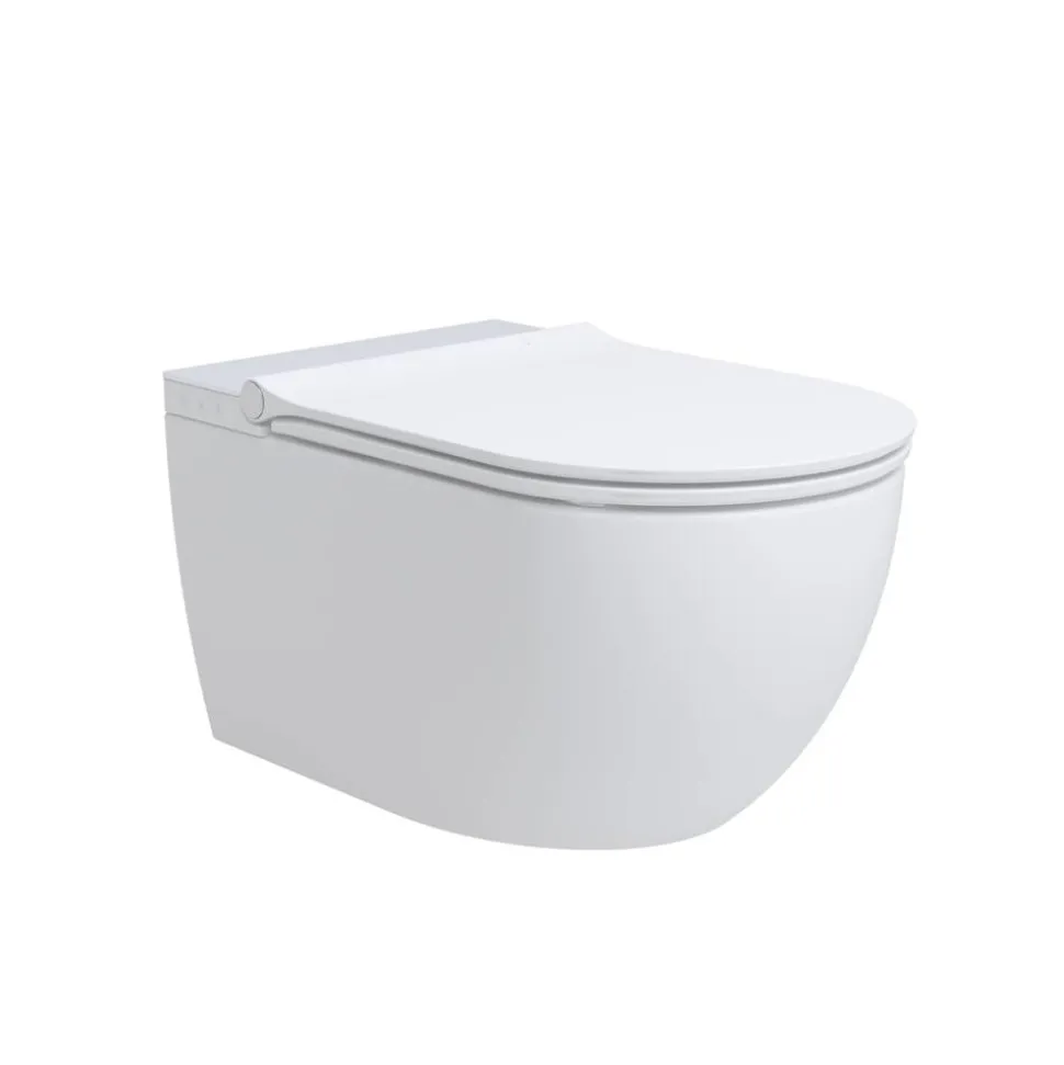 Dusch-WC spülrandlos 'Tokio' inklusive WC-Sitz weiß