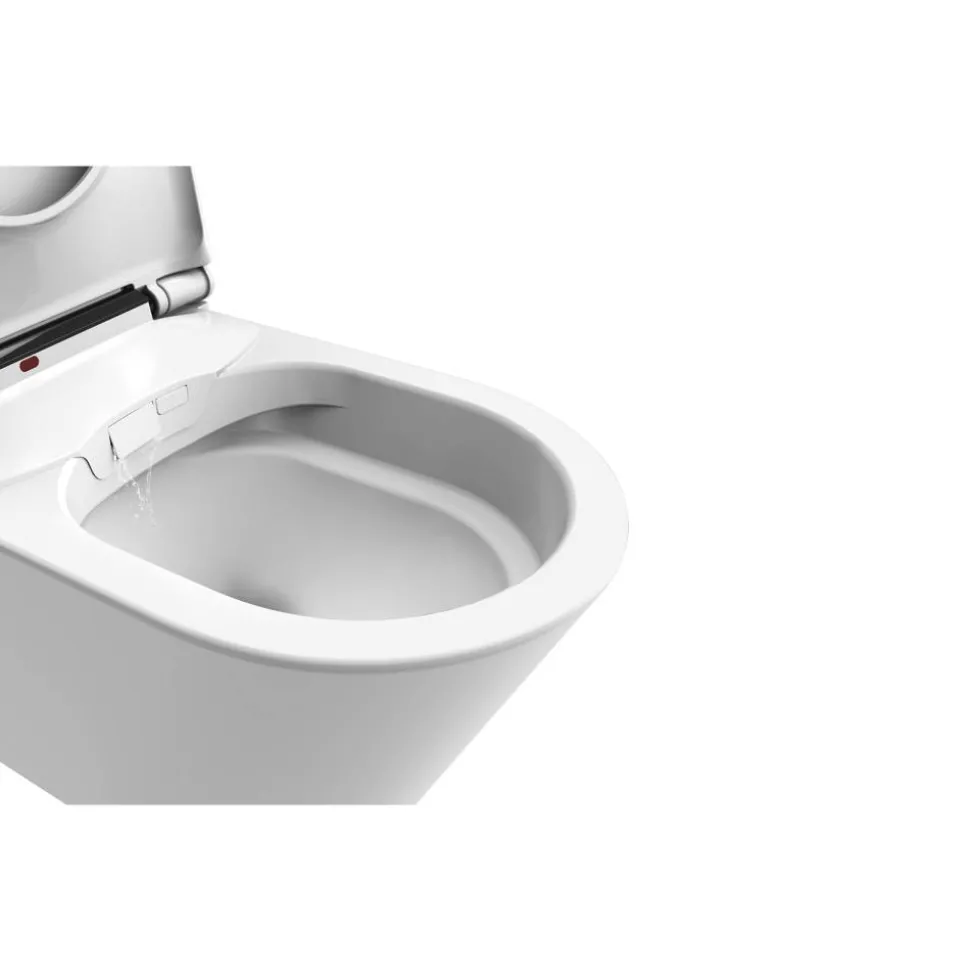 Dusch-WC spülrandlos 'Tokio' inklusive WC-Sitz weiß