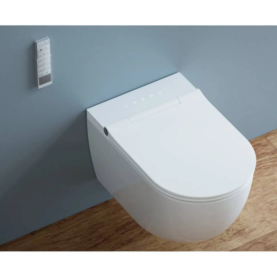Dusch-WC spülrandlos 'Tokio' inklusive WC-Sitz weiß